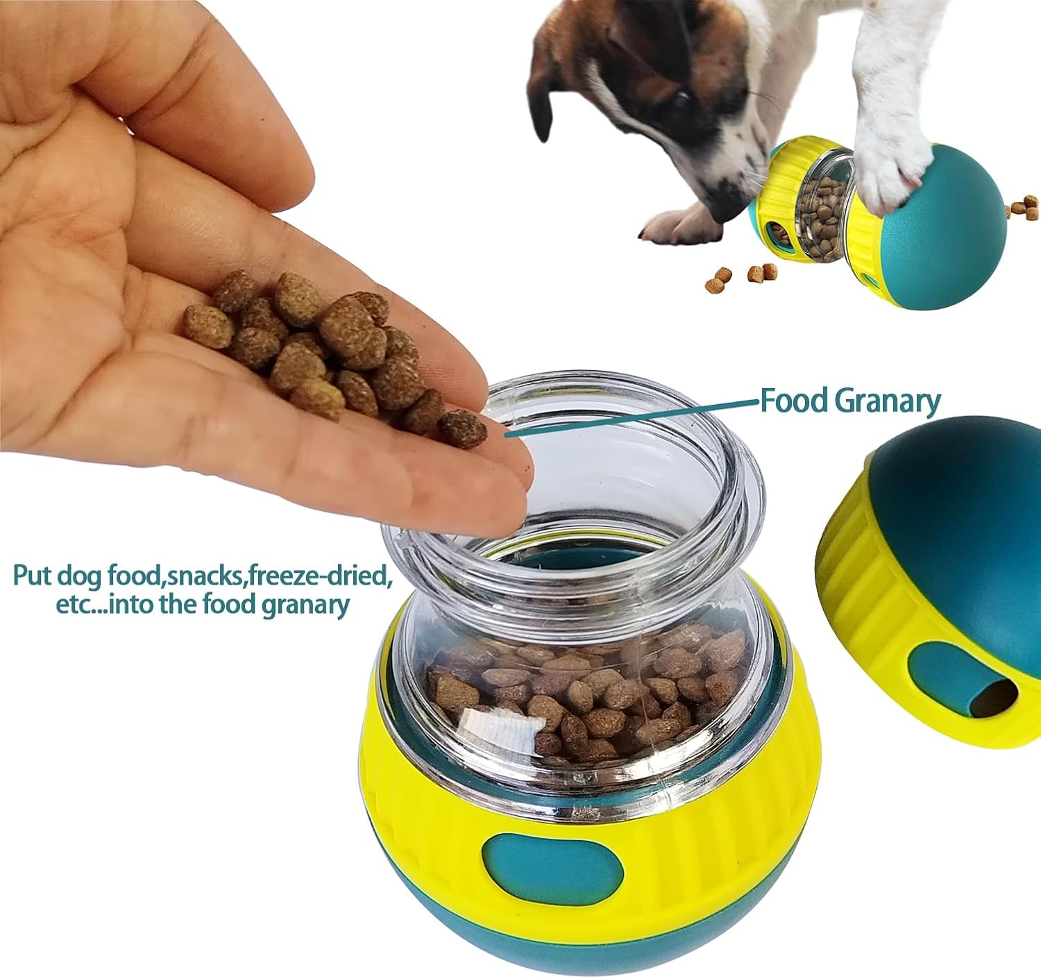 Jouet Puzzle Interactif pour Chien – Distributeur de Friandises et Gamelle thumbnail 3