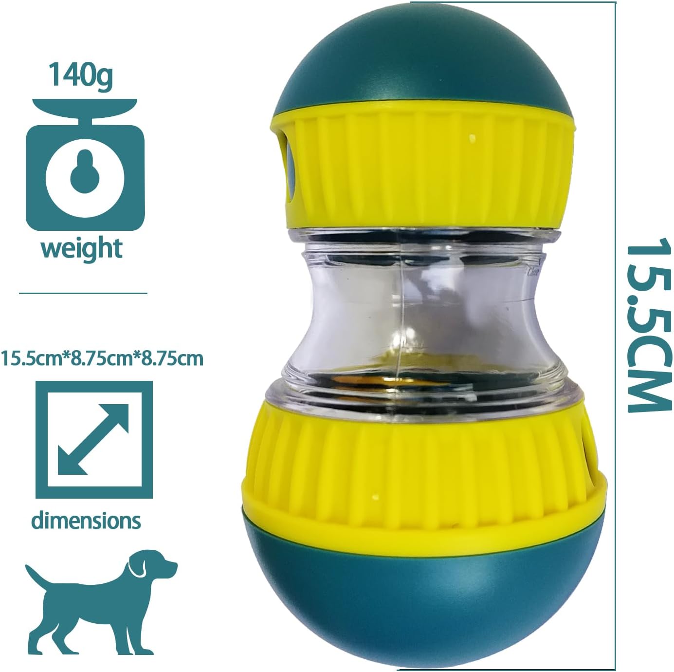 Jouet Puzzle Interactif pour Chien – Distributeur de Friandises et Gamelle thumbnail 5