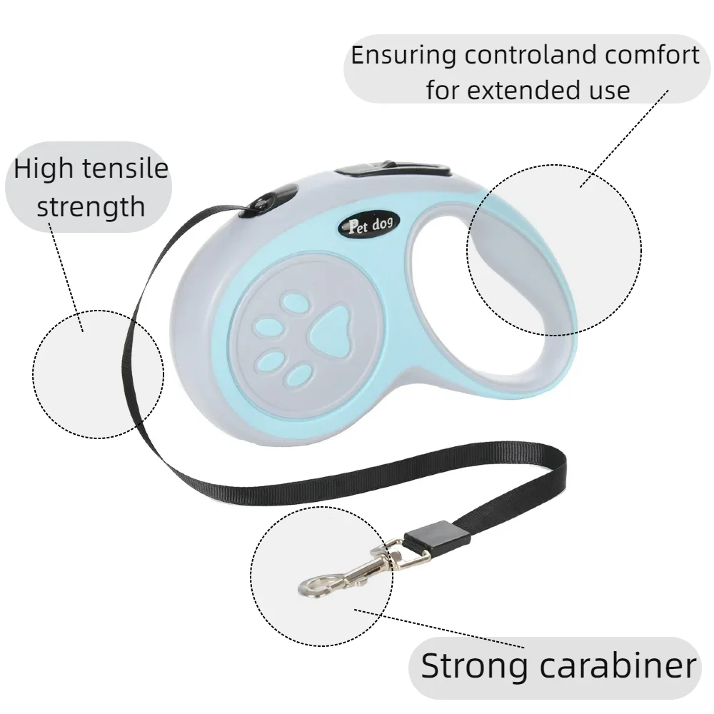 Laisse Enrouleur pour Chien – Antinœud, Solide et Pratique thumbnail 3