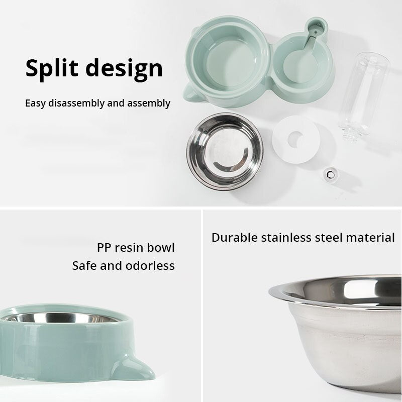 Mangeoire Automatique pour Chat et Chien - Distributeur de Nourriture et d'Eau thumbnail 3