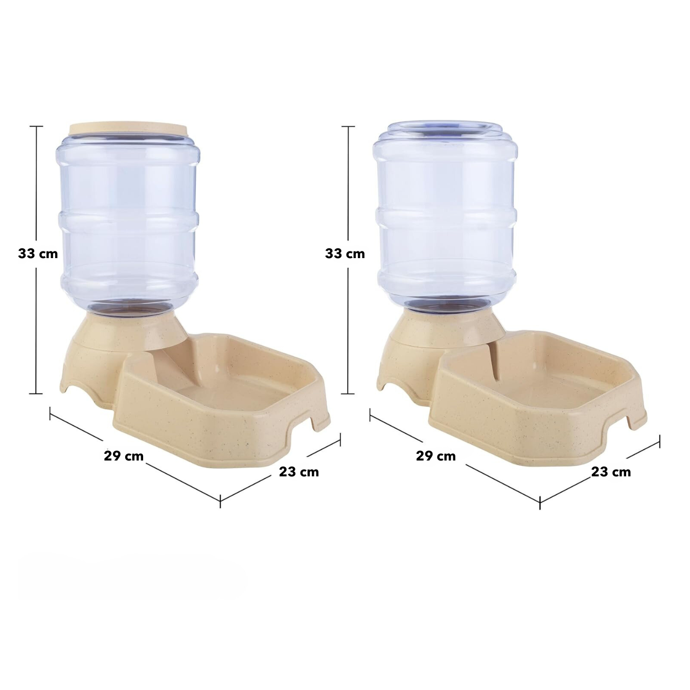 Mangeoire Automatique pour Chat et Chien - Ensemble Distributeur de Nourriture et d'Eau avec Recharge par Gravité thumbnail 6