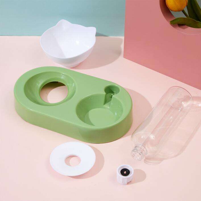 Mangeoire Automatique pour Chat et Chien - Gamelle Inclinée avec Distributeur d'Eau thumbnail 3