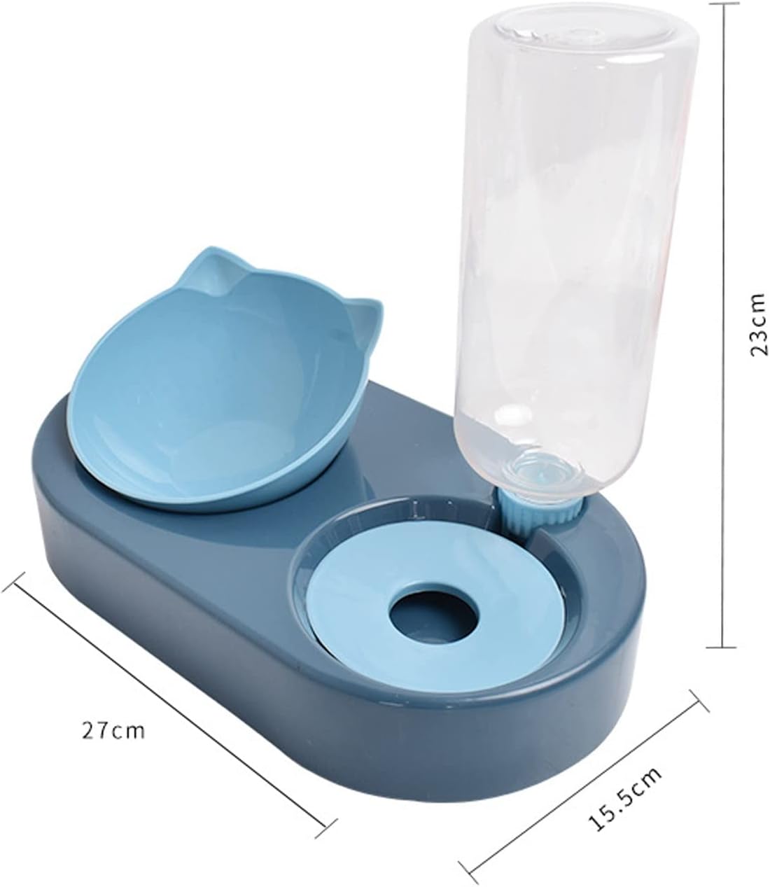 Mangeoire Automatique pour Chat et Chien - Gamelle Inclinée avec Distributeur d'Eau thumbnail 5