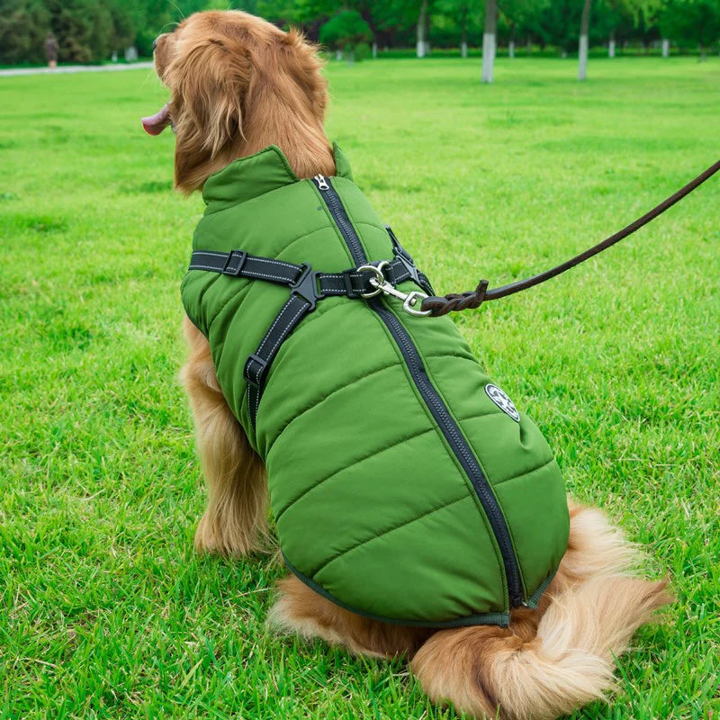 Manteau d’Hiver pour Chien avec Harnais Intégré thumbnail 3