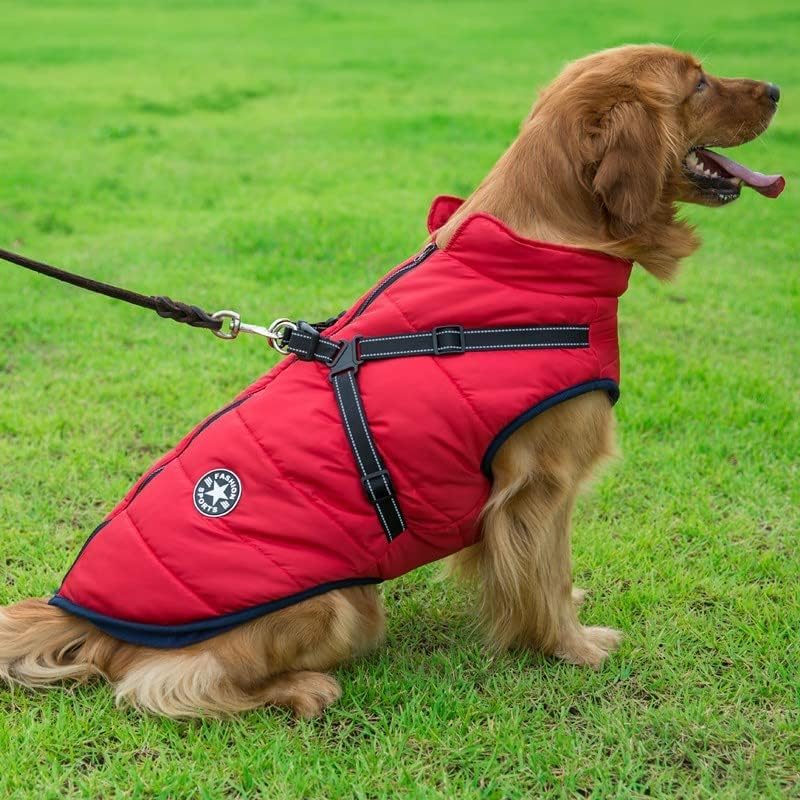 Manteau d’Hiver pour Chien avec Harnais Intégré thumbnail 4