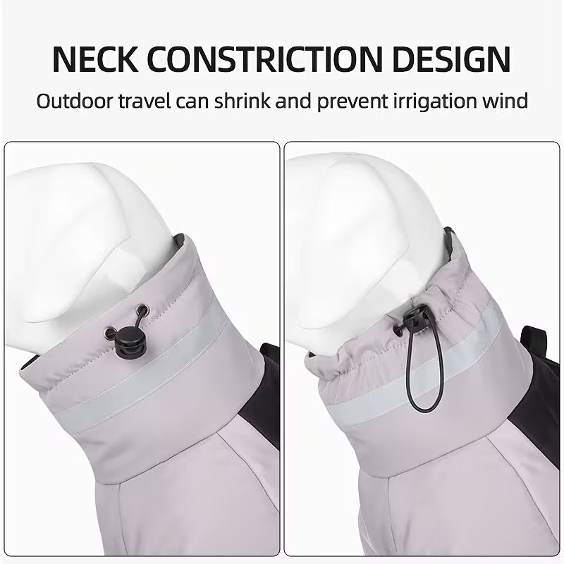 Manteau d’Hiver Réfléchissant pour Chien – Chaud & Coupe-Vent thumbnail 8