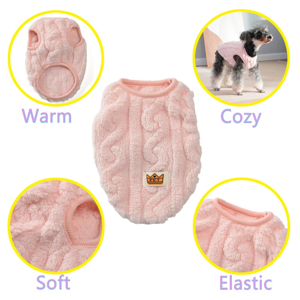 Manteau pour Chien en Polaire– Pull Chaud & Douillet thumbnail 8