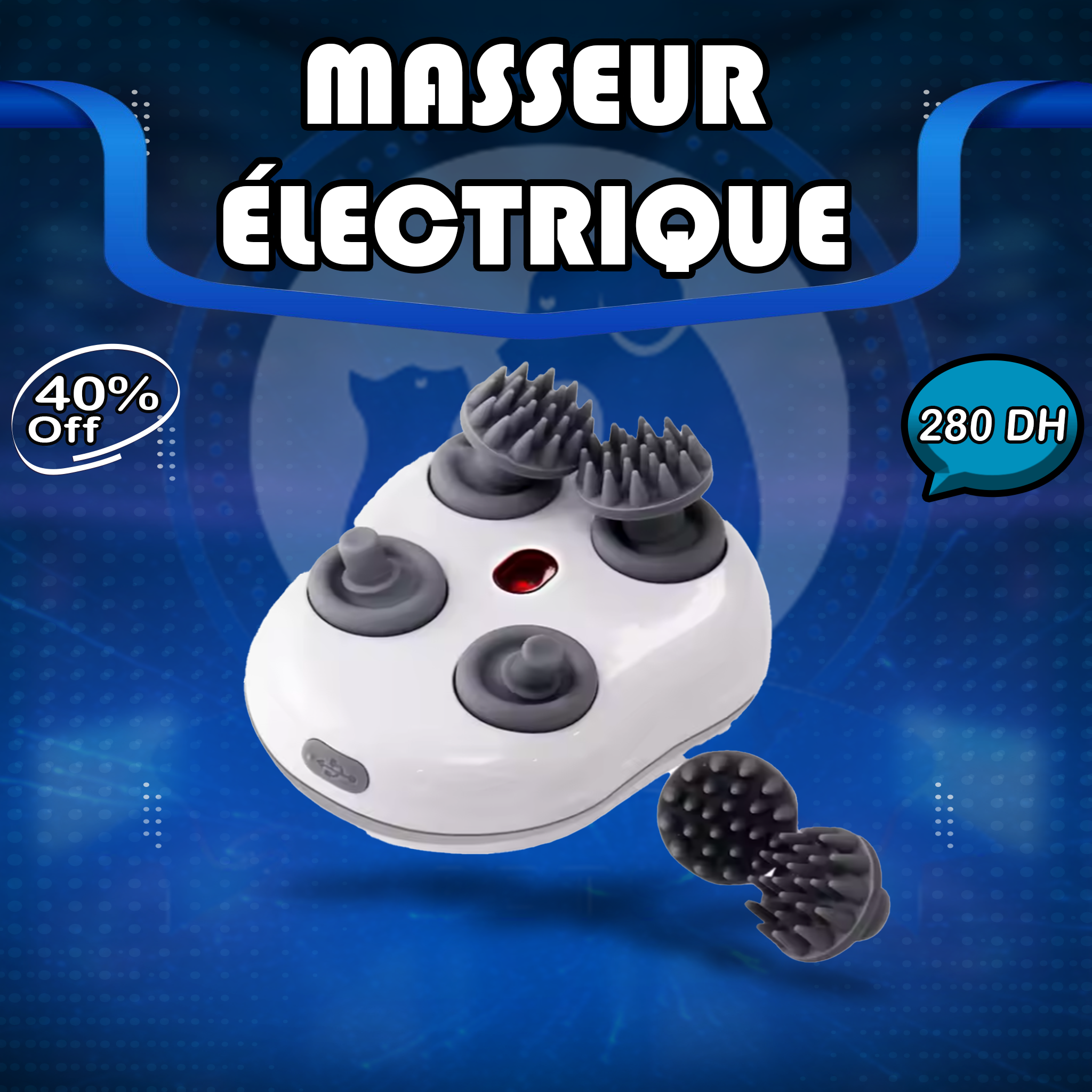 Masseur Électrique pour Chiens et Chats