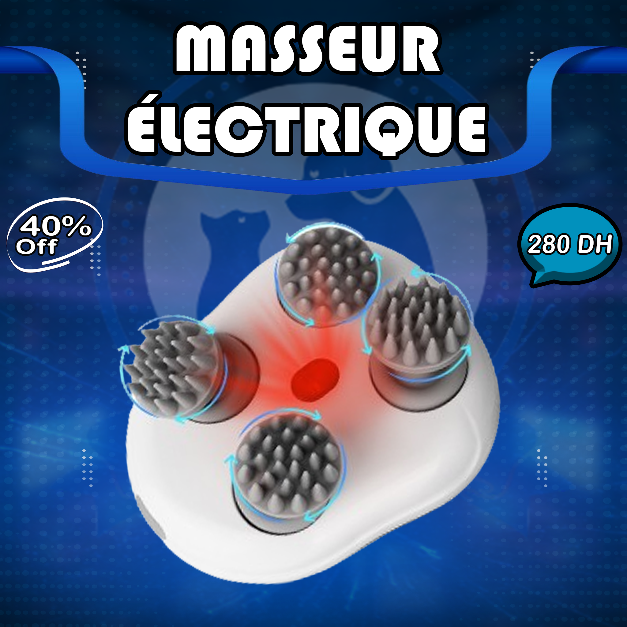 مدلّك كهربائي للكلاب والقطط thumbnail 4