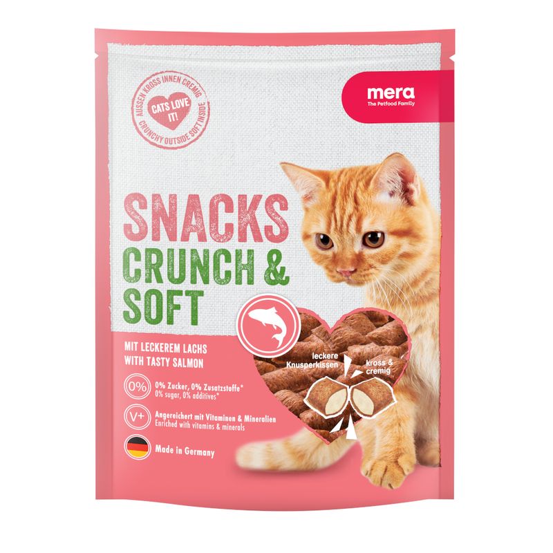 Mera Crunch &amp; Soft Saumon – Friandises pour chats thumbnail 2