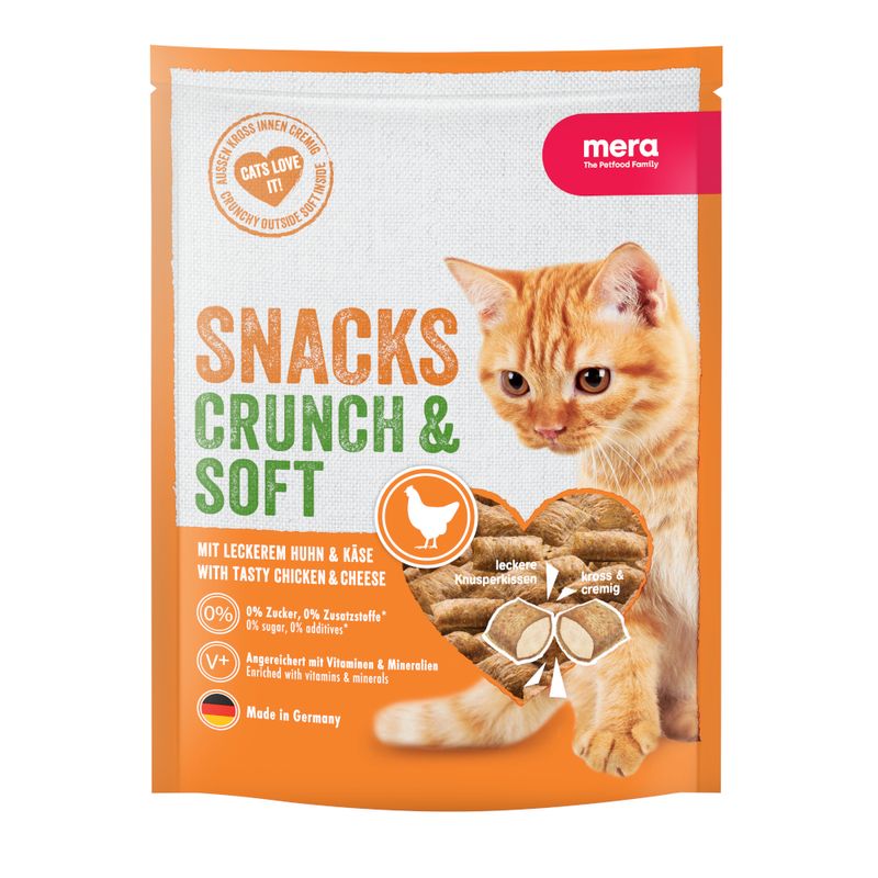 Mera Crunch &amp; Soft Saumon – Friandises pour chats thumbnail 3