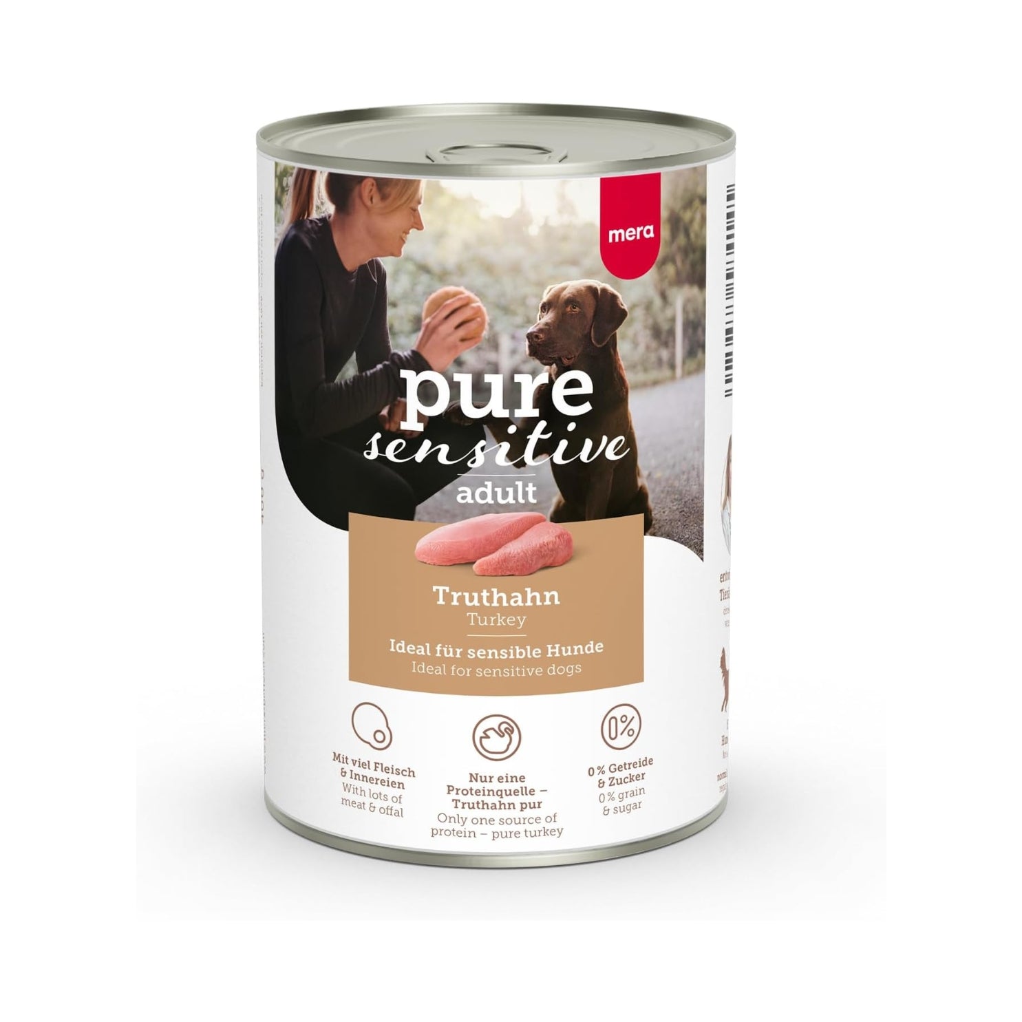 MERA Pure Sensitive – Pâtée Humide pour Chiens – 400g (Saveurs Multiples) - 1