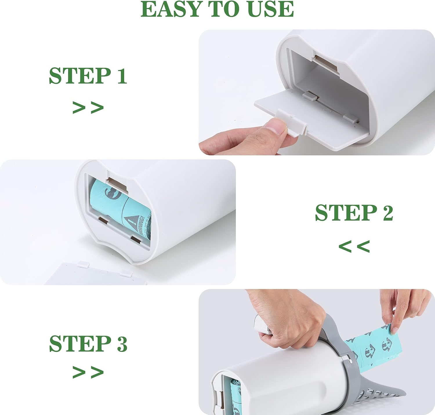 Pelle à Litière Chat avec Conteneur à Déchets & 90 Sacs thumbnail 4