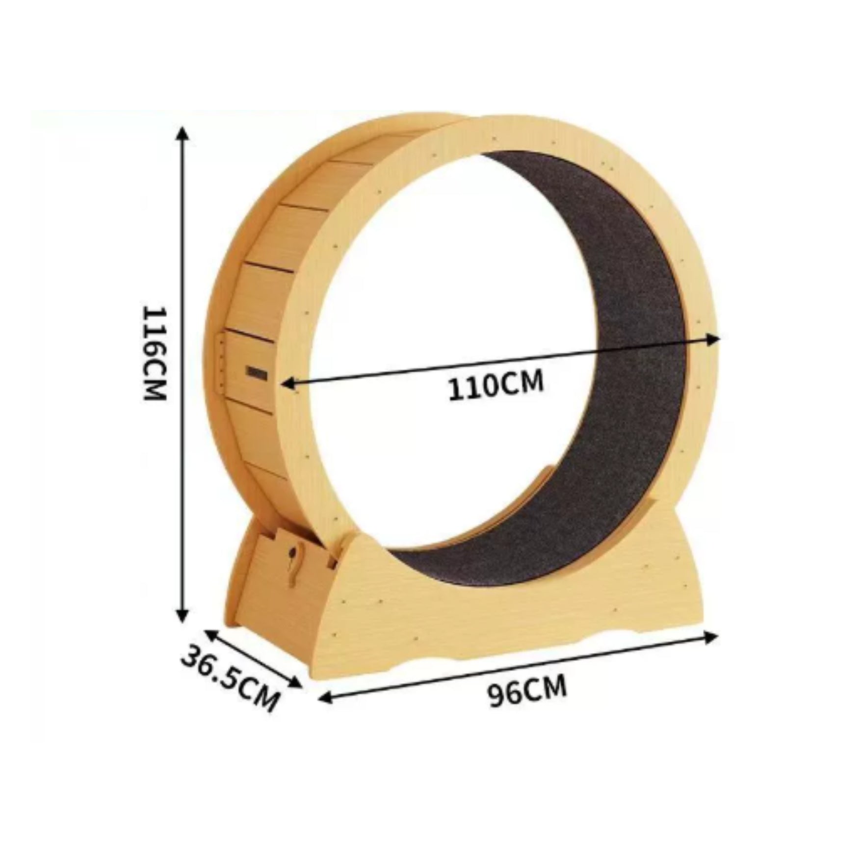 Roue d’Exercice pour Chat – Tapis de Course Intérieur thumbnail 4