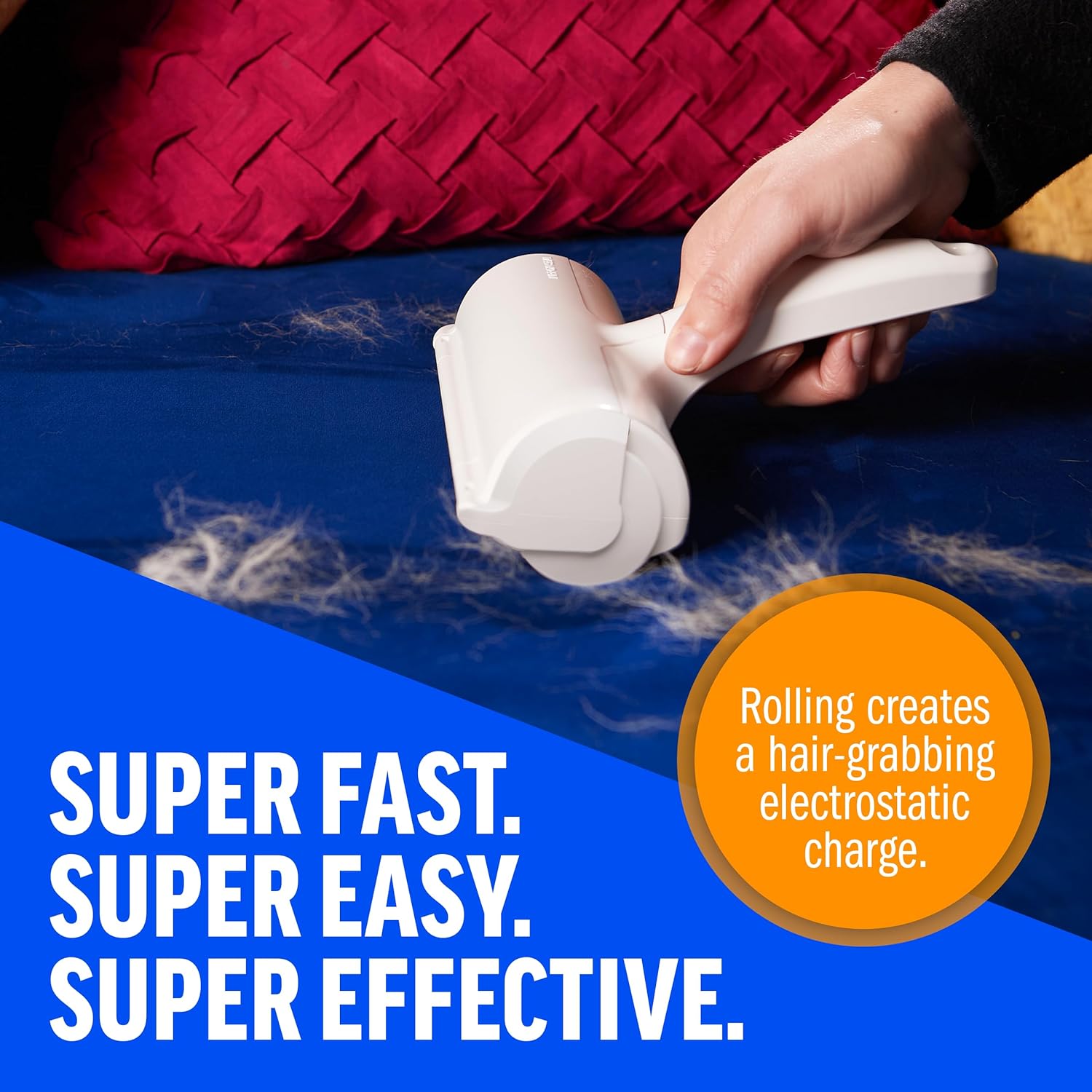 Dissolvant de poils d'animaux et de peluches pour meubles, canapés, tapis et vêtements. thumbnail 6