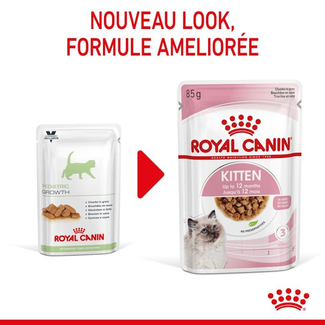 Royal Canin Kitten en Sauce - Paté pour Chatons (85 g) thumbnail 5