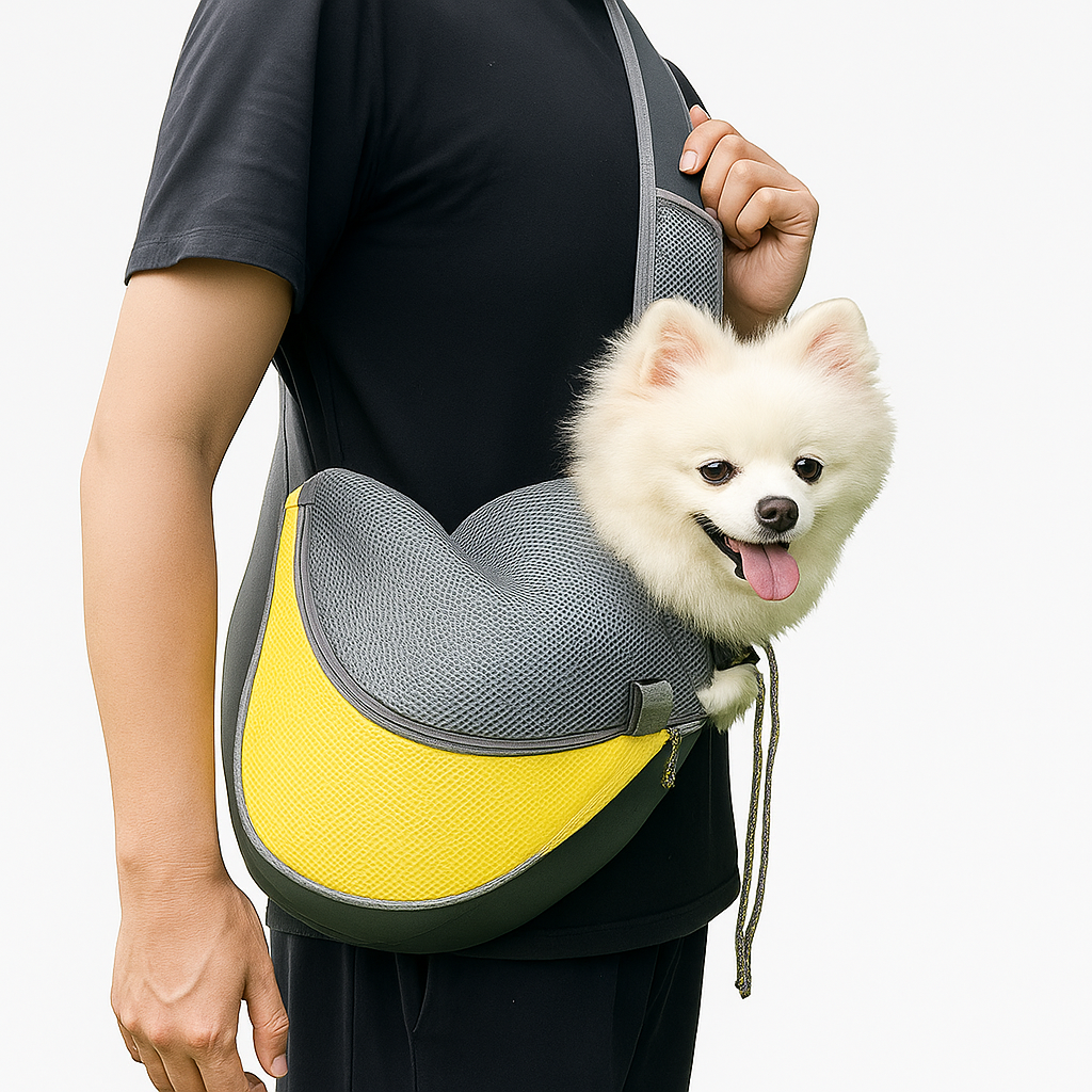 Sac à bandoulière respirant Galaxy Pets™ – Pour chiens et chats  thumbnail 5