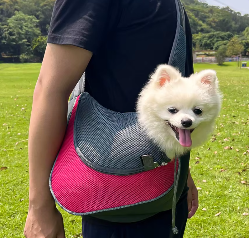 Sac à bandoulière respirant Galaxy Pets™ – Pour chiens et chats  thumbnail 8