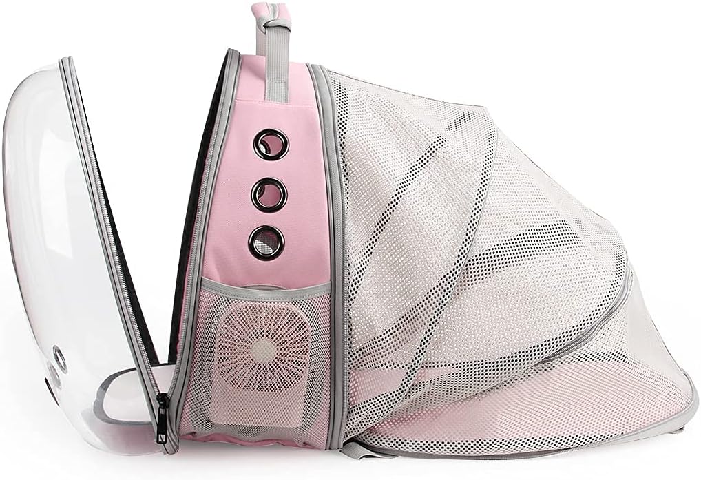 Sac à Dos pour Chat avec Bulle – Extensible et Homologué Avion thumbnail 4