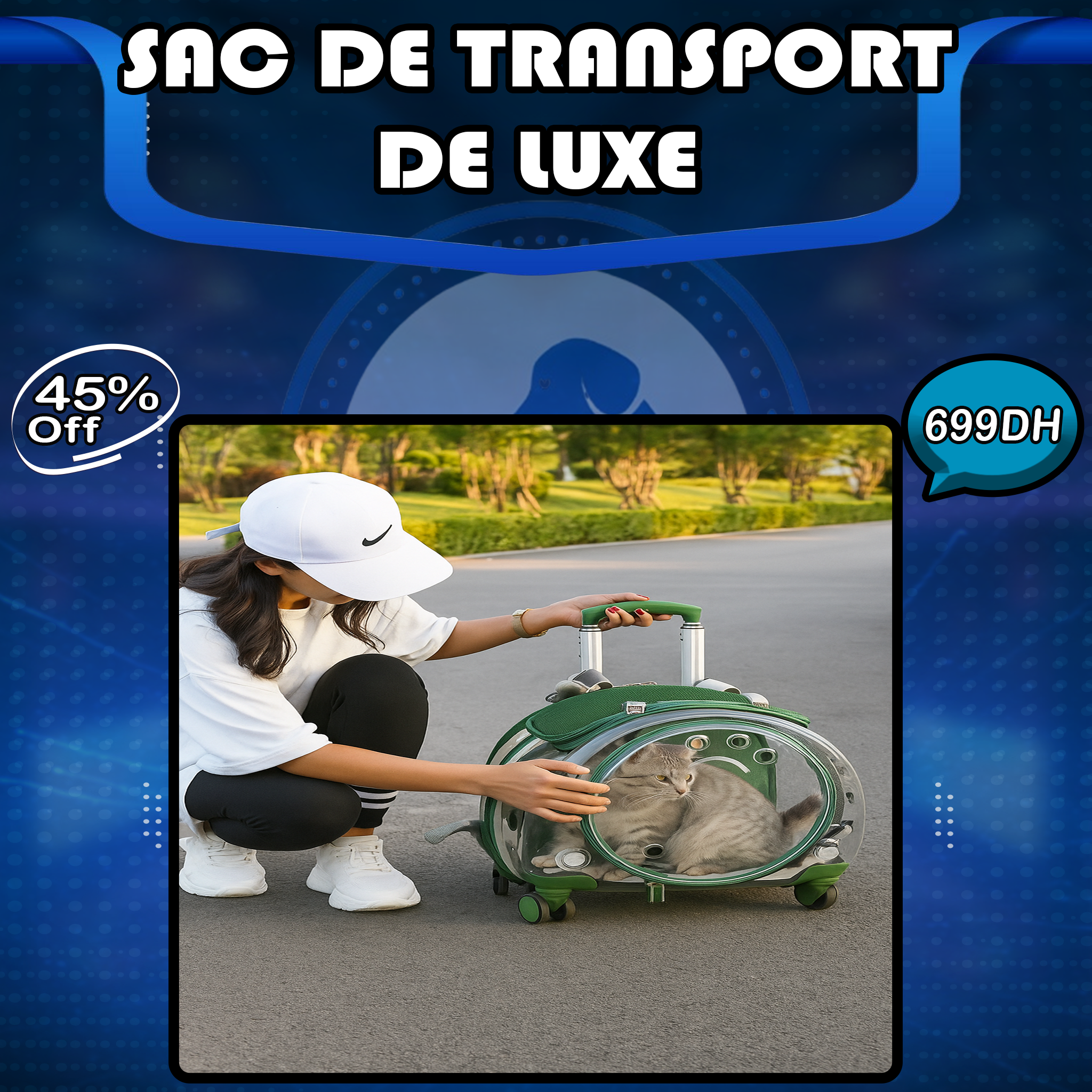 Sac de transport de luxe Galaxy Pets thumbnail 4