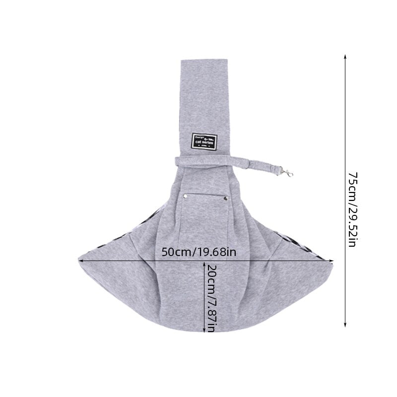 Sac double face élégant pour animal de compagnie thumbnail 7