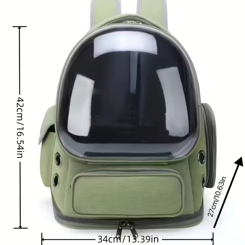 Sac à Dos Transport pour Animaux – Capsule Spatiale Respirante thumbnail 6