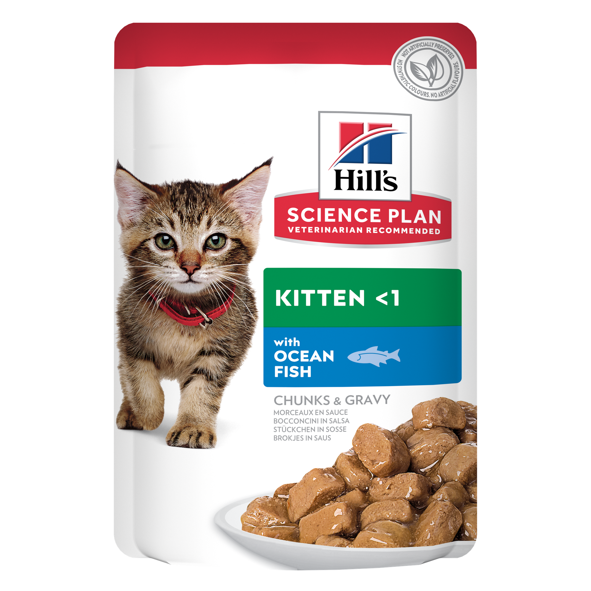 Sachets repas pour chaton Hill’s Science Plan – Poulet et Poisson en sauce (Pack de 12 × 85 g) thumbnail 3