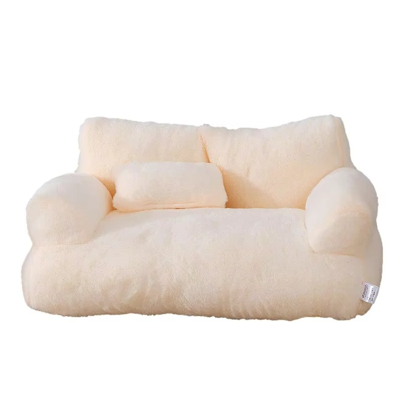 Sofa Apaisant pour Animaux – Lit Douillet en Peluche avec Base Antidérapante thumbnail 8