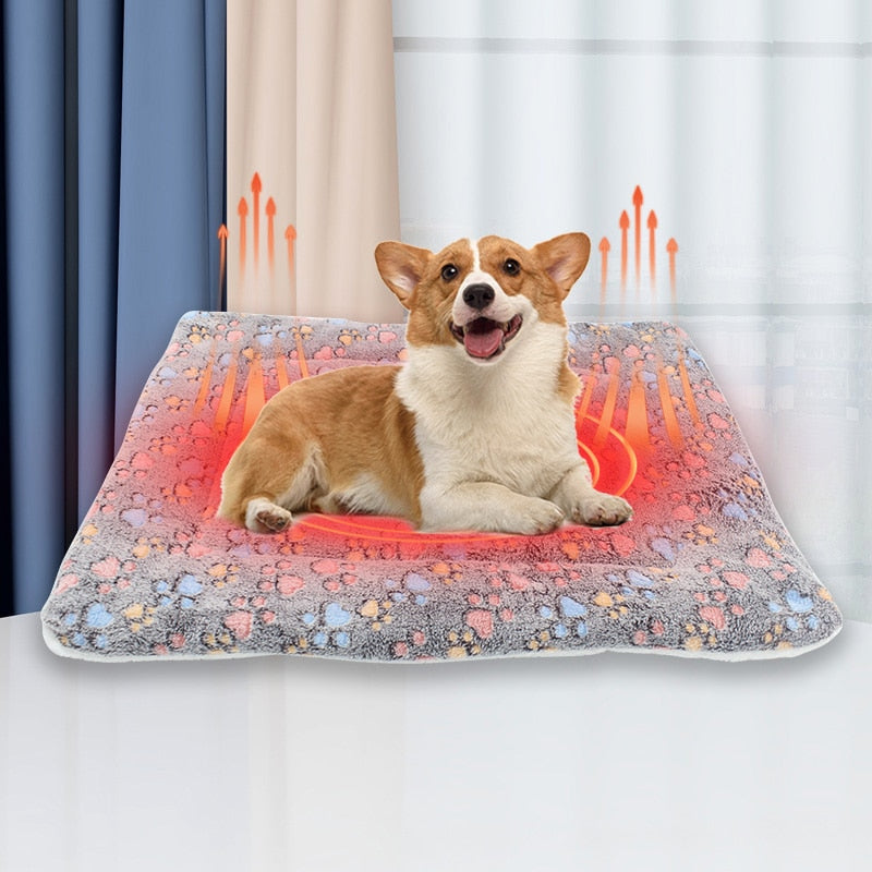 Lit pour Chien et Chat - Tapis de Sommeil en Flanelle Douce et Confortable thumbnail 2