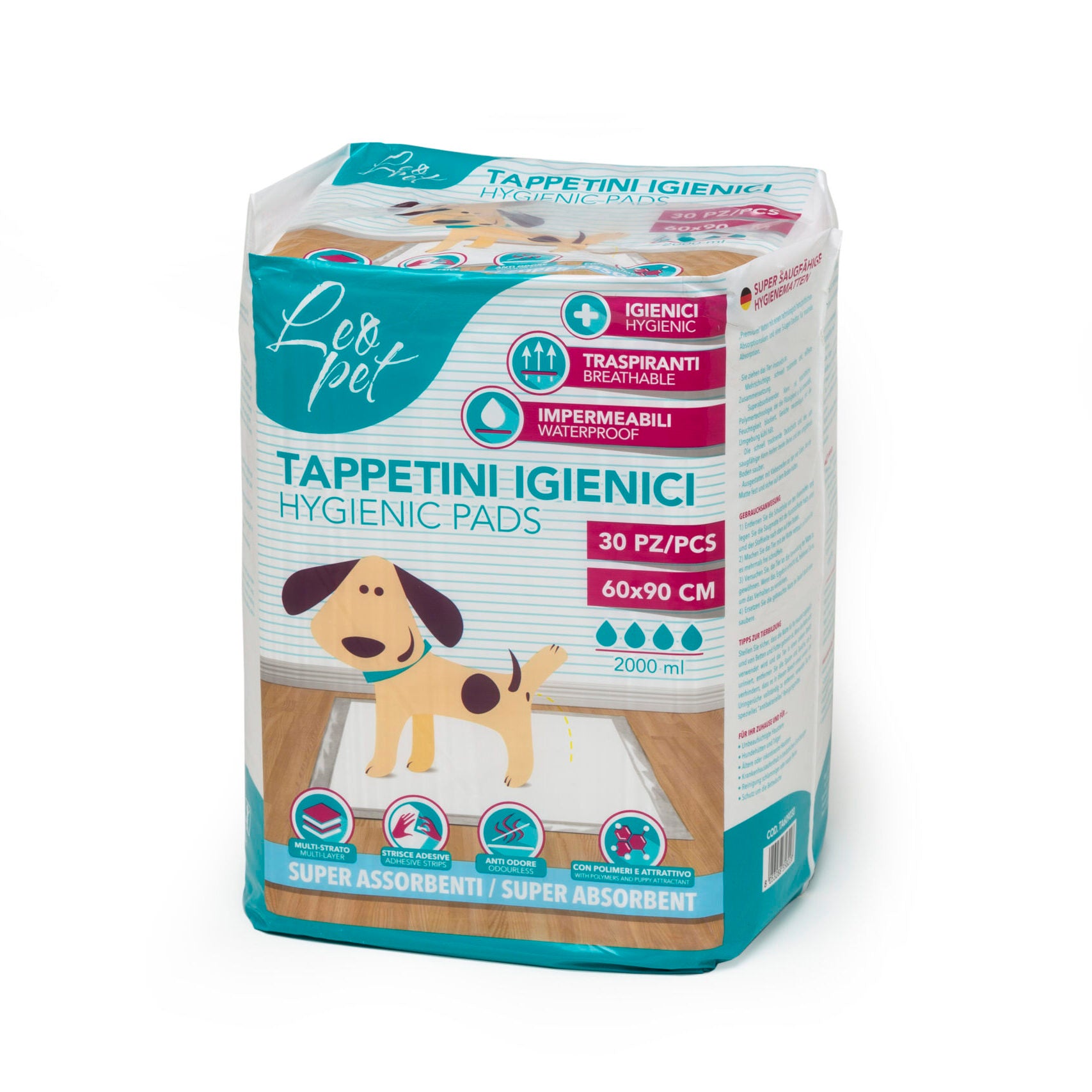 Protections pour Déjections Canines Jetables, Super Absorbantes & Anti-Fuites – LeoPet thumbnail 3