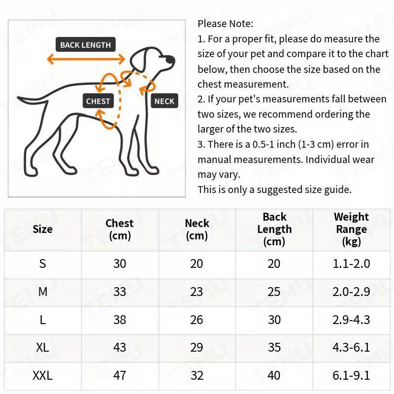 Veste d’Hiver en Coton pour Animal – Chaude et Respirante thumbnail 2