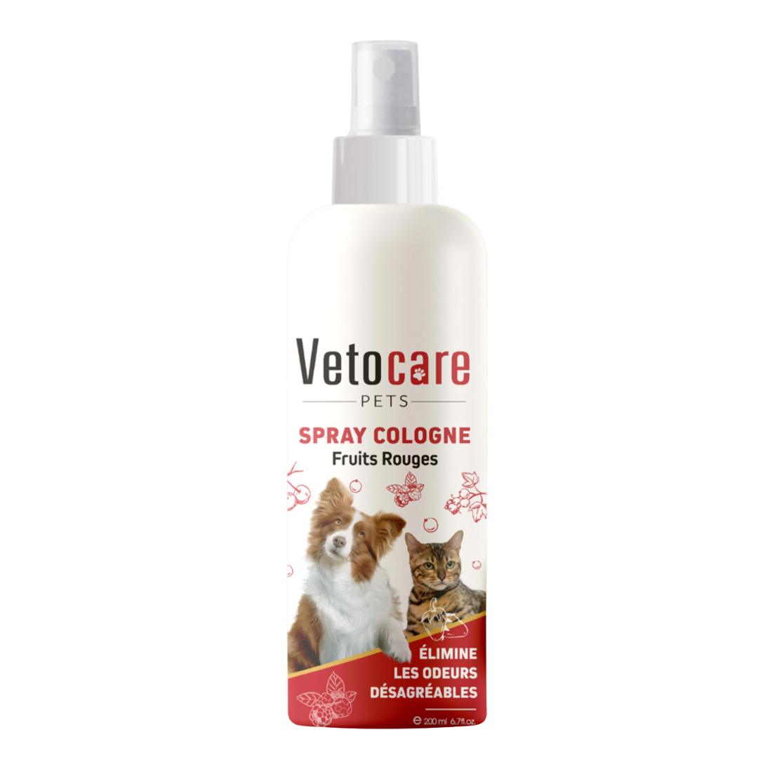 Eau de Cologne en spray 200 ml – Vetocare Pets (Pêche / Vanille / Pomme) thumbnail 4